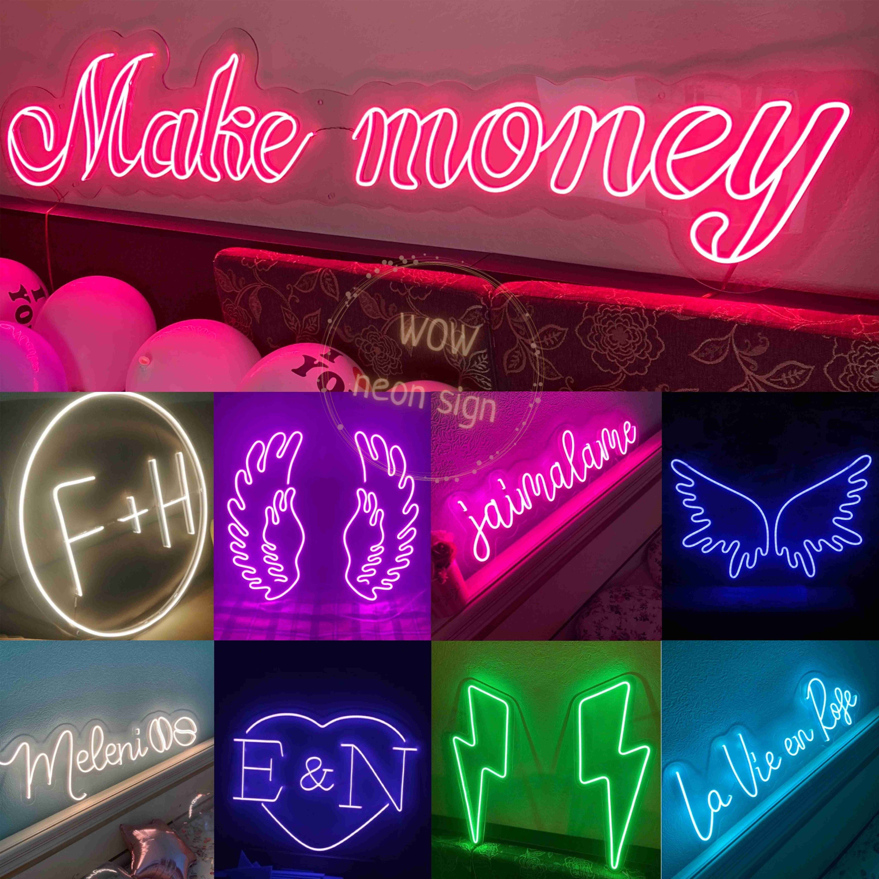 Custom Billiards Neon Sign, Pool Room LED Decor - Etsy