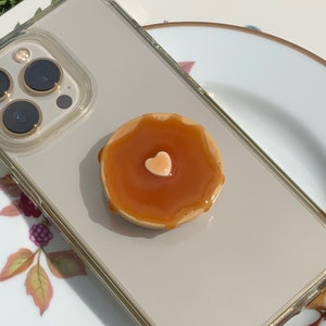 Heart Butter Pancakes With Syrup Phone Grip