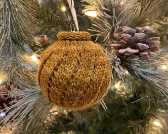 Knitted Ornaments - Yellow Series