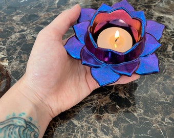 Resin Tea Light Candle Holder