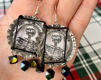 Spooky Skeleton Earrings