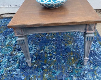 Vintage Square Table with Handcrafted details