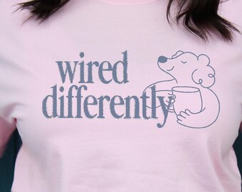 Wired Differently, Comfort Colors® T-Shirt, Neurodiversity, Autism & ADHD Pride, Mental Health