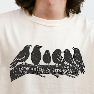 Community Is Strength - Mutual Aid & Solidarity Comfort Colors T-Shirt for Activists