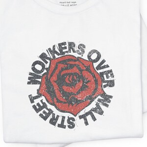 Workers Over Wall Street Bella Canvas T-Shirt, Socialist Tee