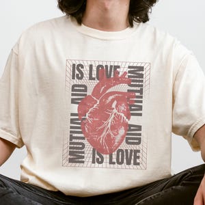 Mutual Aid is Love Comfort Colors® Anti Trump Shirt, Community Is Resistance, Resist Shirt, Anti MAGA Shirt, Radical Kindness Empathy Shirt