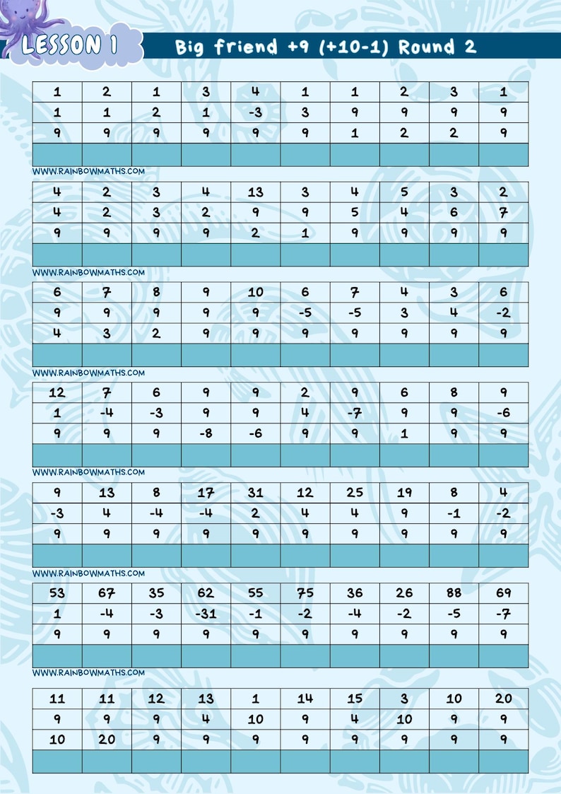 Abacus Big Friends Easy Level Formulas Soroban Mental Maths Level 1 ...