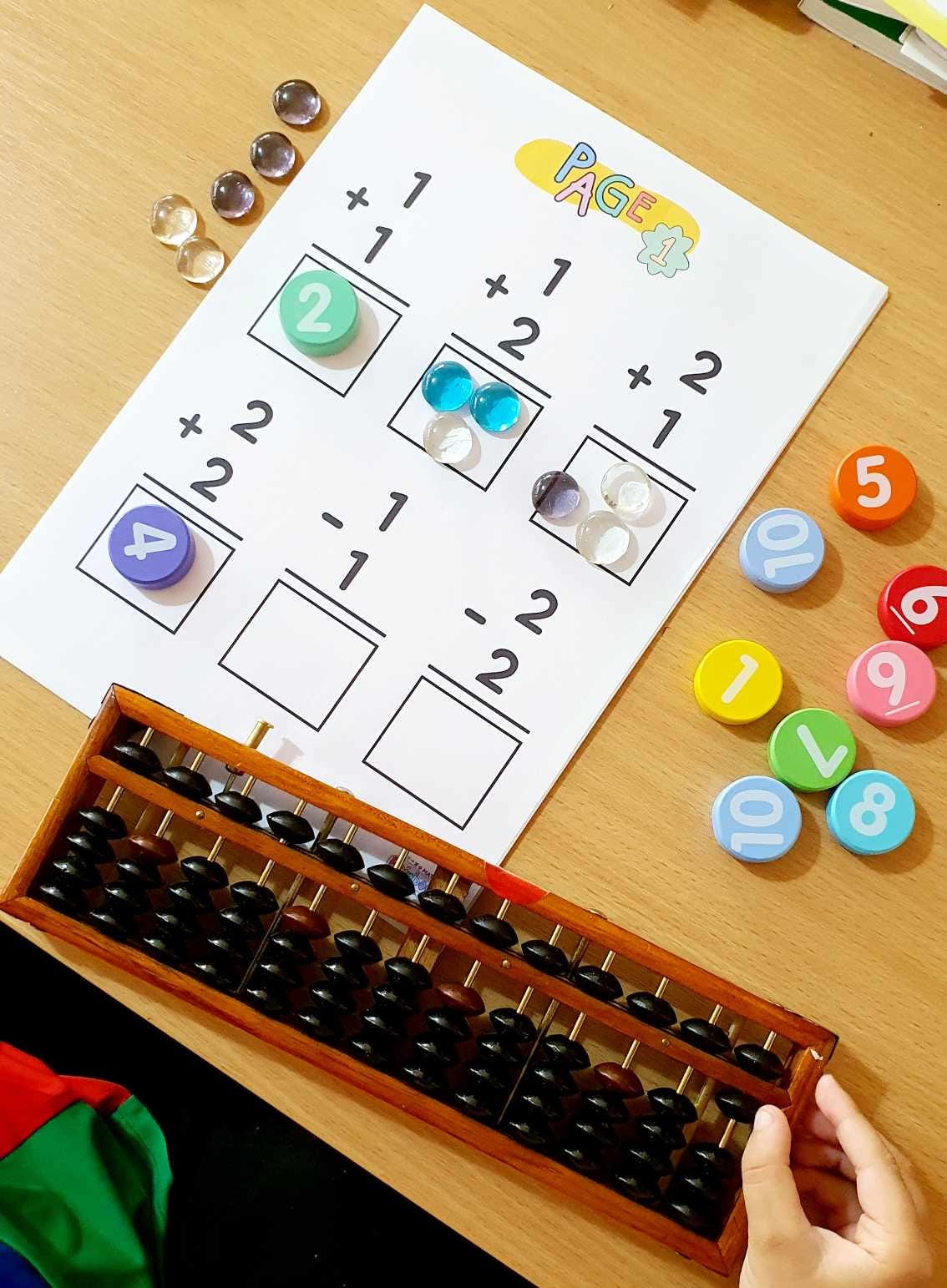 Toddler Abacus Math Practice: 15 Pages of Fun Number Learning PDF ...