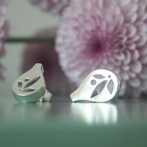Drop Leaf Earrings (Nature Collection), Leaf Earrings, Nature Inspired Earrings, 925 Sterling Silver Earrings, Mother&#39;s Day Gift