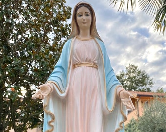 Our Lady of Grace casted marble powder outdor statue, Tihaljina statue, Medjugorje 20 inch statue, Virgin Mary statue, Catholic statue