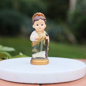 St. Jude Thaddäus Statue - ein Symbol des Glaubens und der Hoffnung - Handgefertigt für katholische Kinder und Sammler - 9 cm
