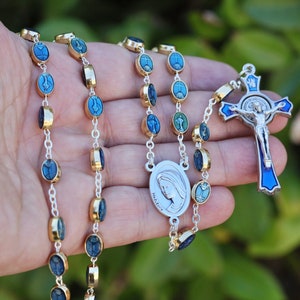 Gold plated sales rosary beads