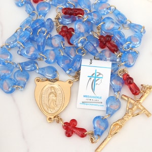 Rosary for unborn children's Rosary for unborn kids, rosary with embryo, rosary for aborted kids, pro life rosary beads, catholic rosary image 7