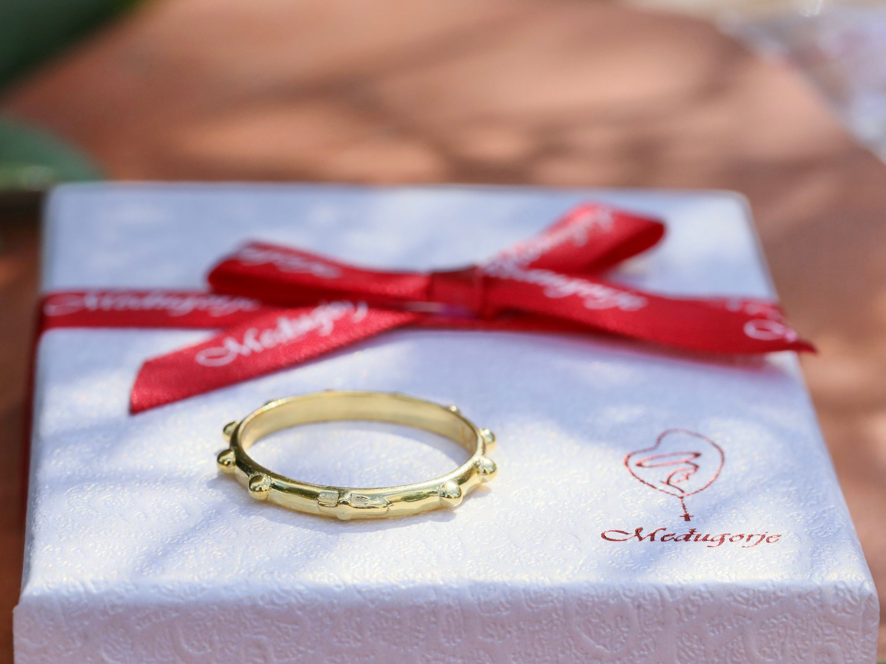 Finger Rosary MseaRust 6Pcs/10Pcs Ring Catholic Religious Enamel