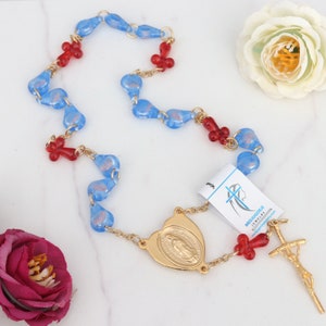 Rosary for unborn children's Rosary for unborn kids, rosary with embryo, rosary for aborted kids, pro life rosary beads, catholic rosary image 4