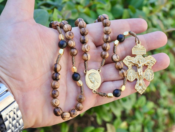 DIY Rosary Kit With Pardon Crucifix Cross Beads And Medal