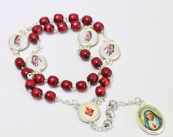 Terço das Cinco Chagas de Jesus: Devocional Católico de Madeira