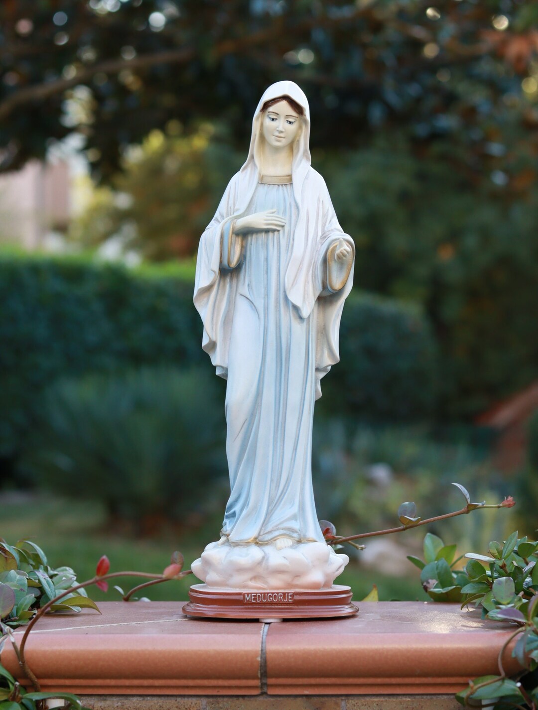 16 Inch Medjugorje Queen of Peace Statue , 40 Cm Statue of Our Lady