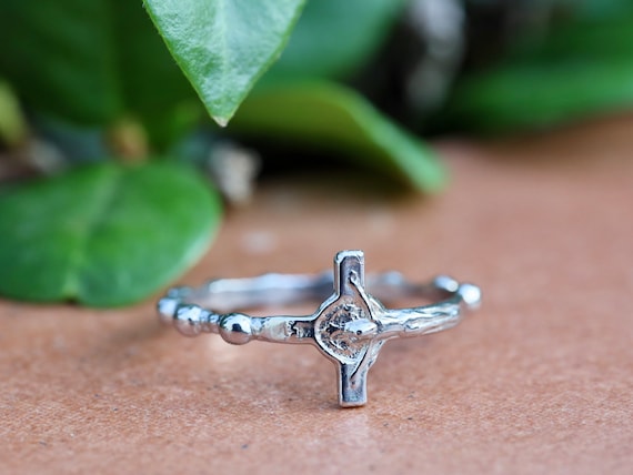 Sterling Rosary Ring for children and teens