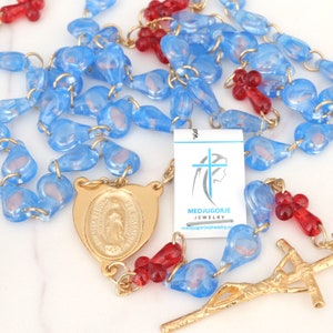 Rosary for unborn children's Rosary for unborn kids, rosary with embryo, rosary for aborted kids, pro life rosary beads, catholic rosary image 8