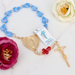 Rosary for unborn children's Rosary for unborn kids, rosary with embryo, rosary for aborted kids, pro life rosary beads, catholic rosary image 3