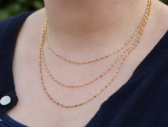Shiny sterling on sale silver chain