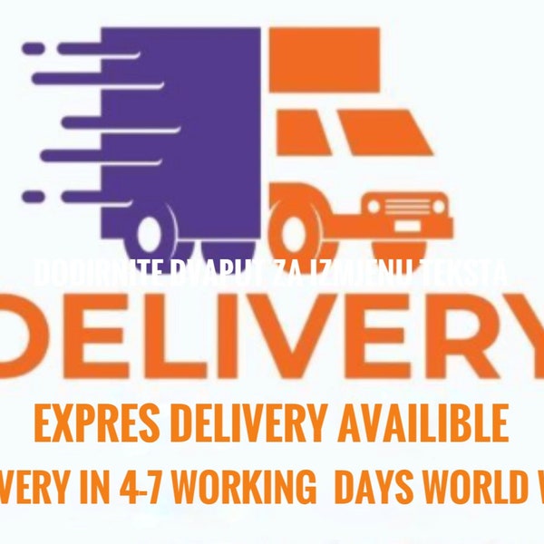 Express delivery, delivery supplement, 4 - 7 working days delivery