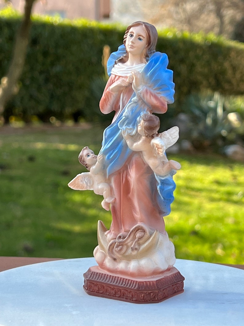 Our Lady Undoer of Knots Miniature Statue Small Statue of Etsy Canada