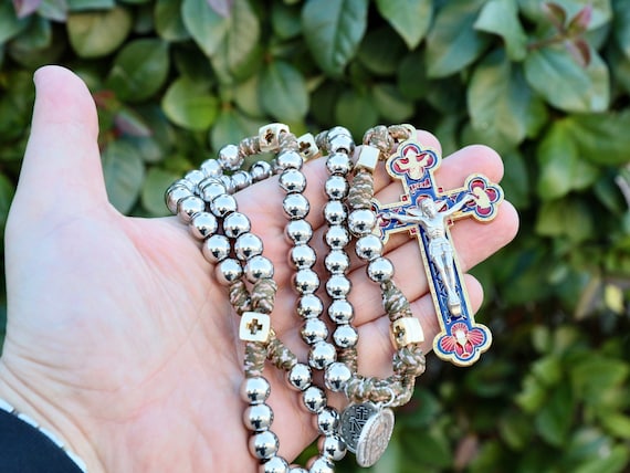 Stainless outlet steel rosary