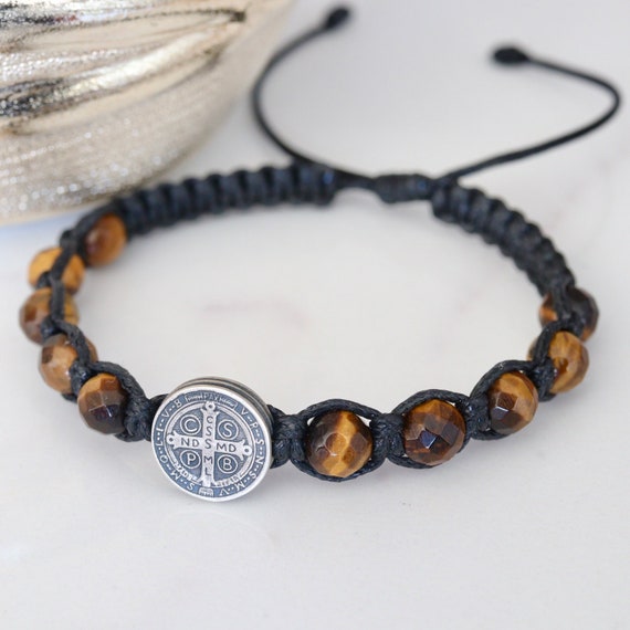 Saint Benedict Bracelet Rosary Bracelet Handmade Rosary