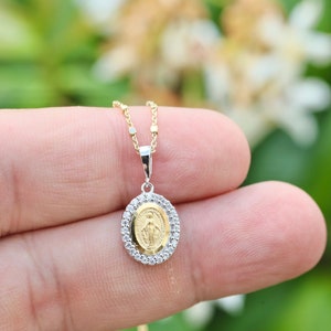 Miraculous Medals, Lot 5 1 1/4 Inch Tall Miraculous Medals, Heart Shaped Miraculous  Medal, Catholic Jewelry, Marian Medal Charm Gift 
