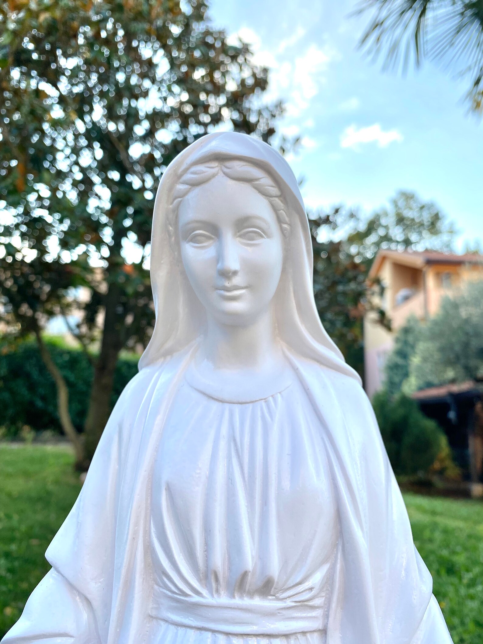 Marble Statue of Our Lady of Graceour Lady of Tihaljina Etsy UK