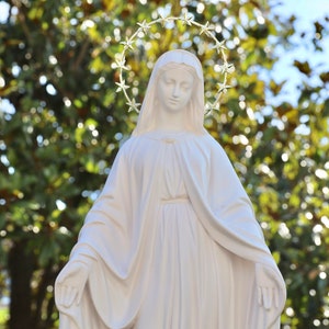 聖母マリア像 聖母マリア像 高さ約24cm （蛇を踏むマリア） キリスト教美術