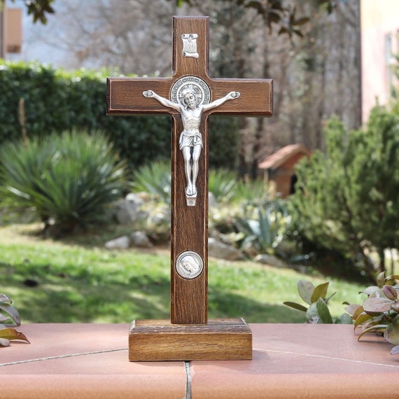 Crucifijo Con Medalla San Benito – Mi Santuario