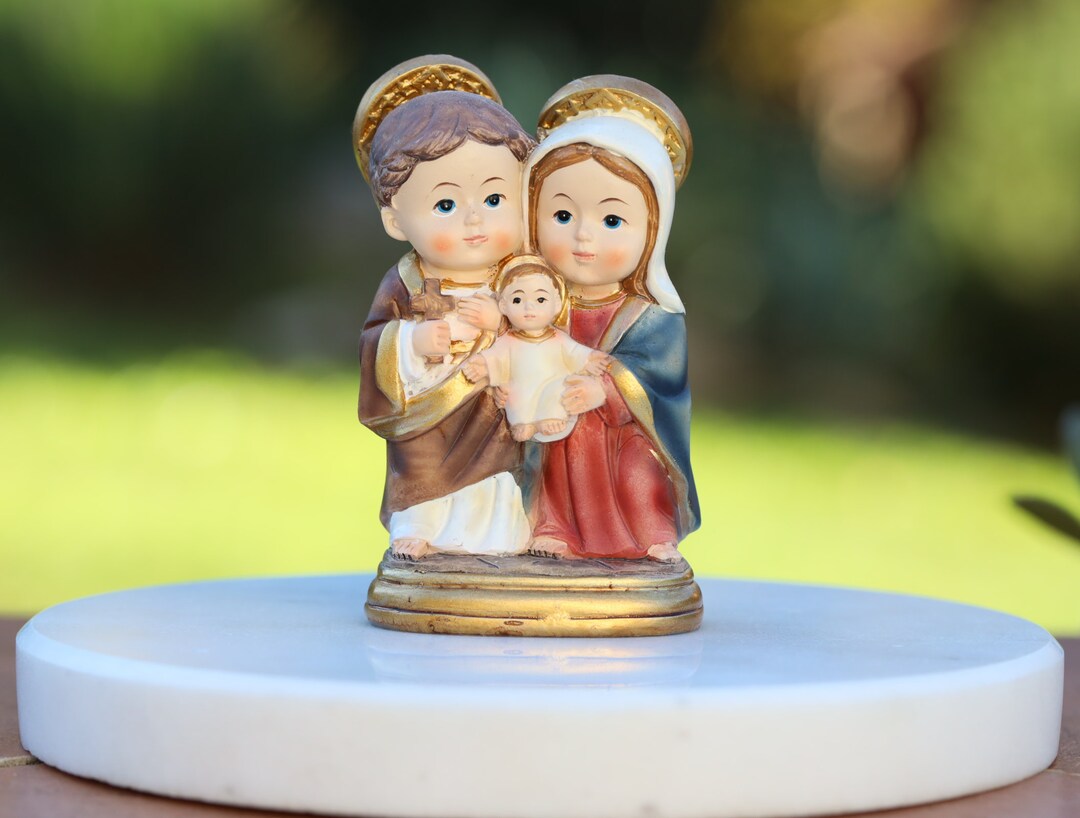 Holy Family Miniature Baby Collection Statue, Small Statue of Holy