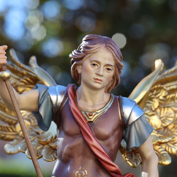 St. Michael Statue - Etsy