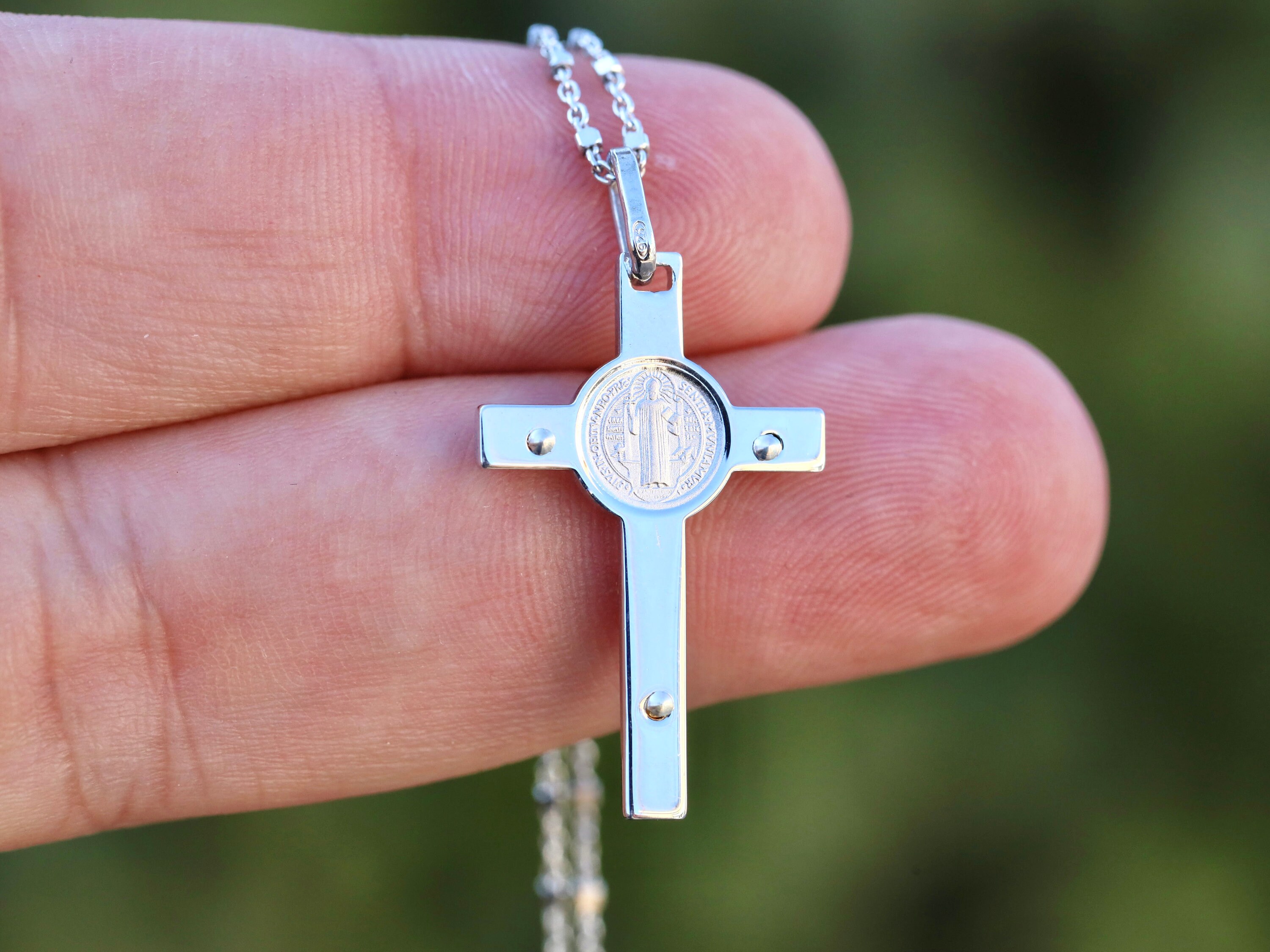 Ciondolo a forma di croce di Santa Brigida in argento sterling, regalo irlandese - Italia