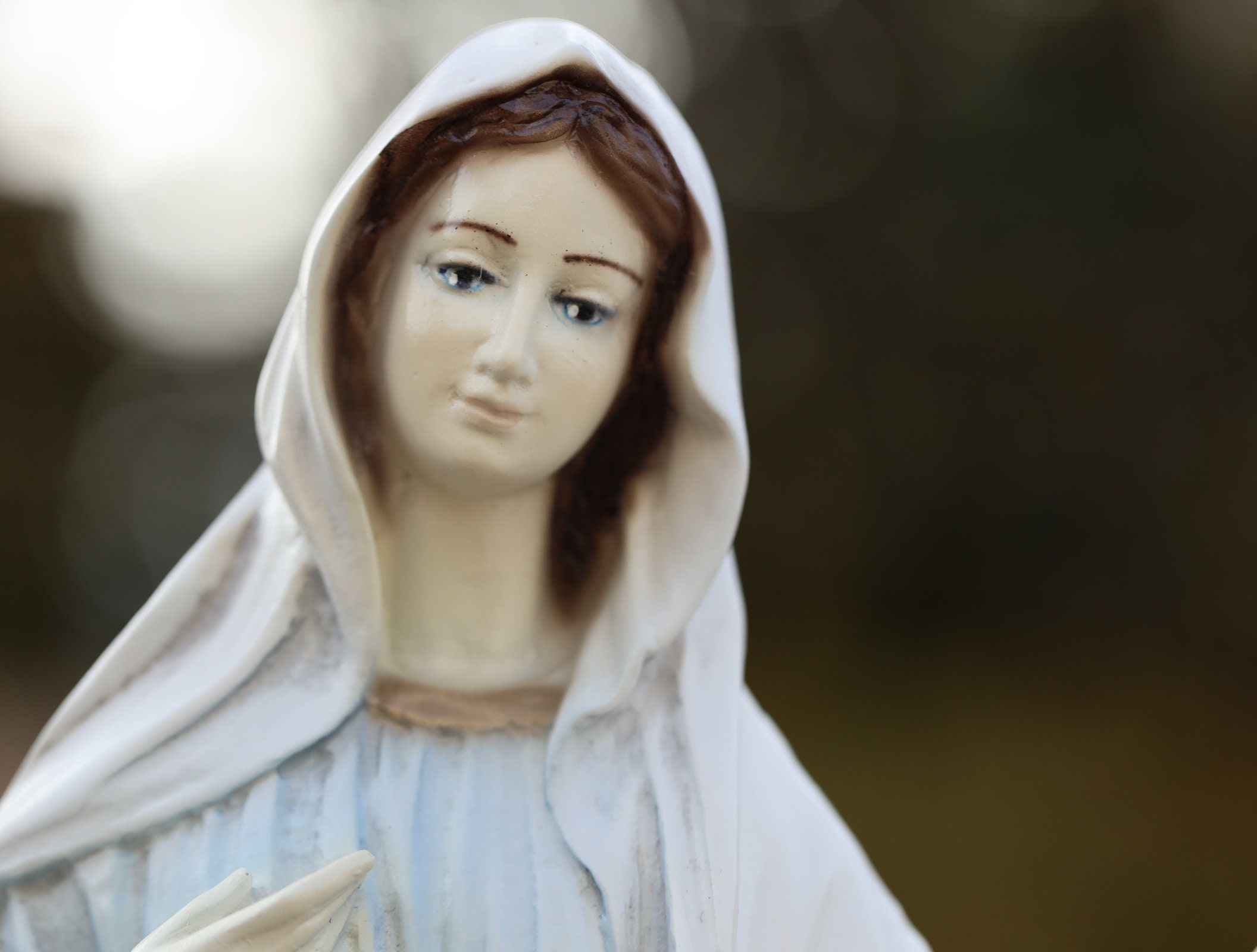 Our Lady Statue Mother Mary Statue Virgin Mary Marble Etsy UK