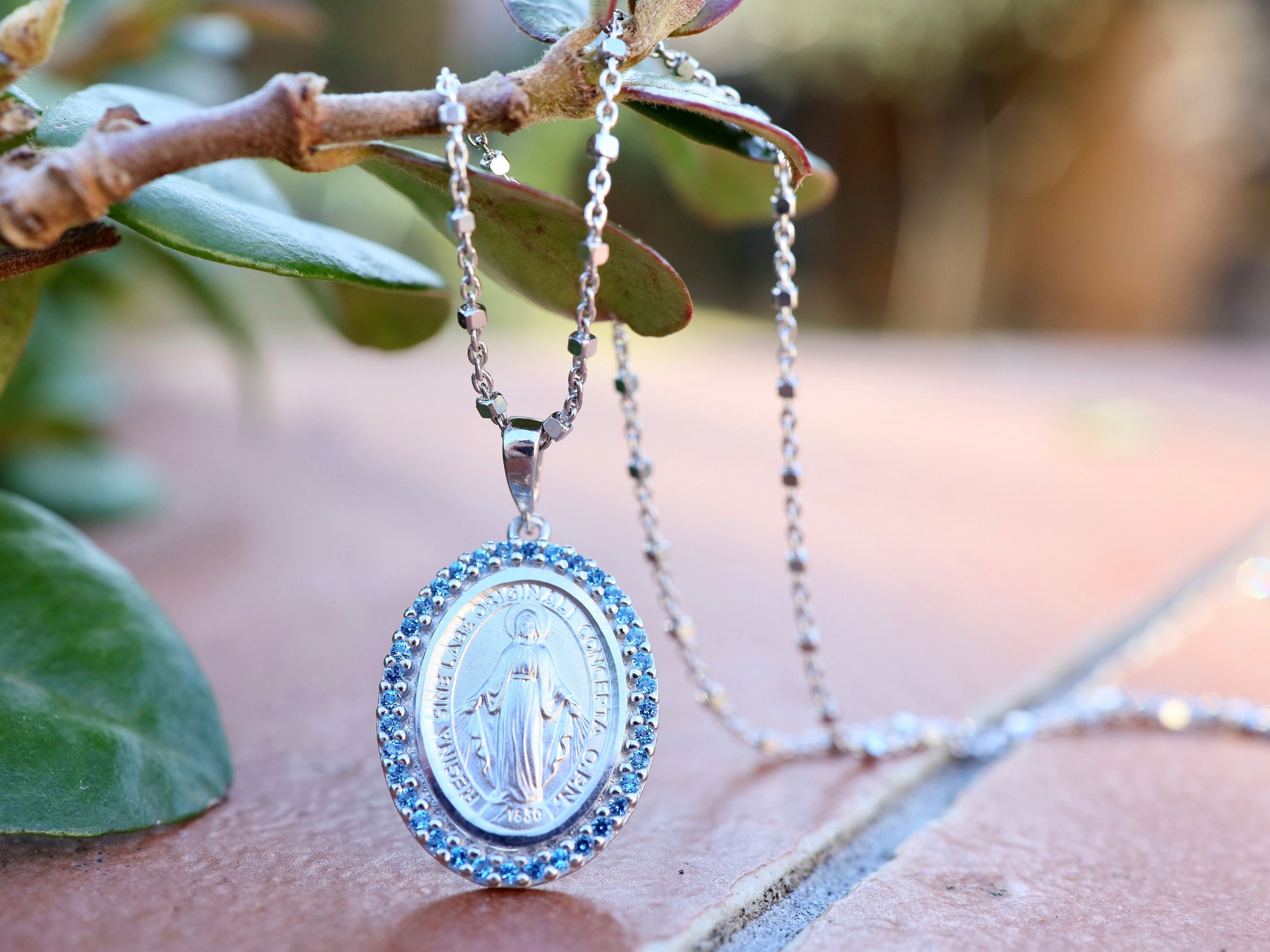 Sterling silver shop miraculous medal