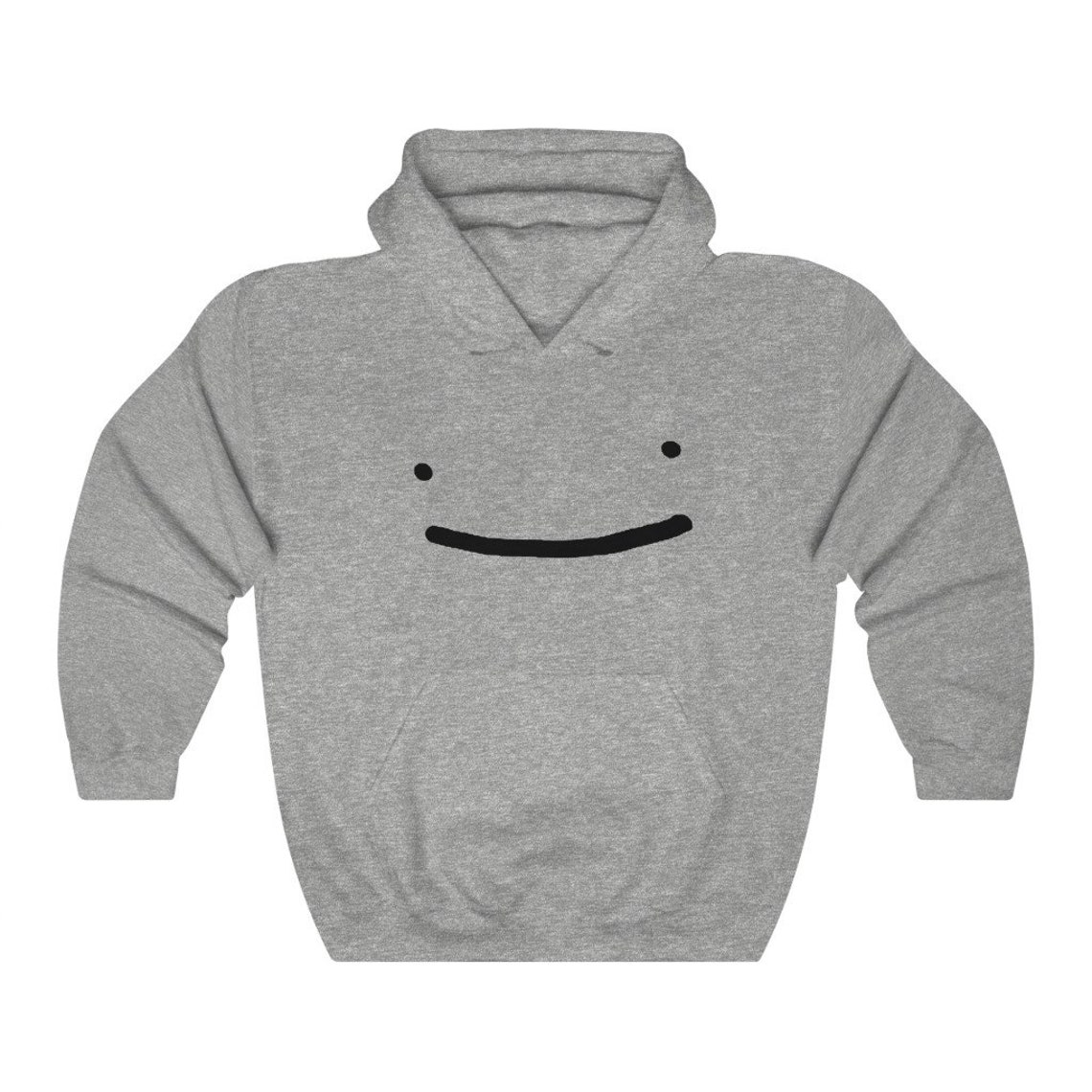black and white smile hoodie