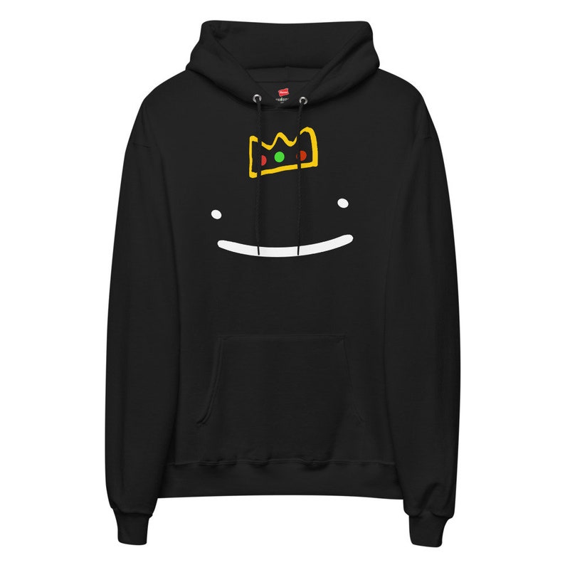 Crown dream smile hoodie - Dream smp hoodie - Dream smile smp - Dream smile fleece pullover hoodie - Unisex fleece hoodie 