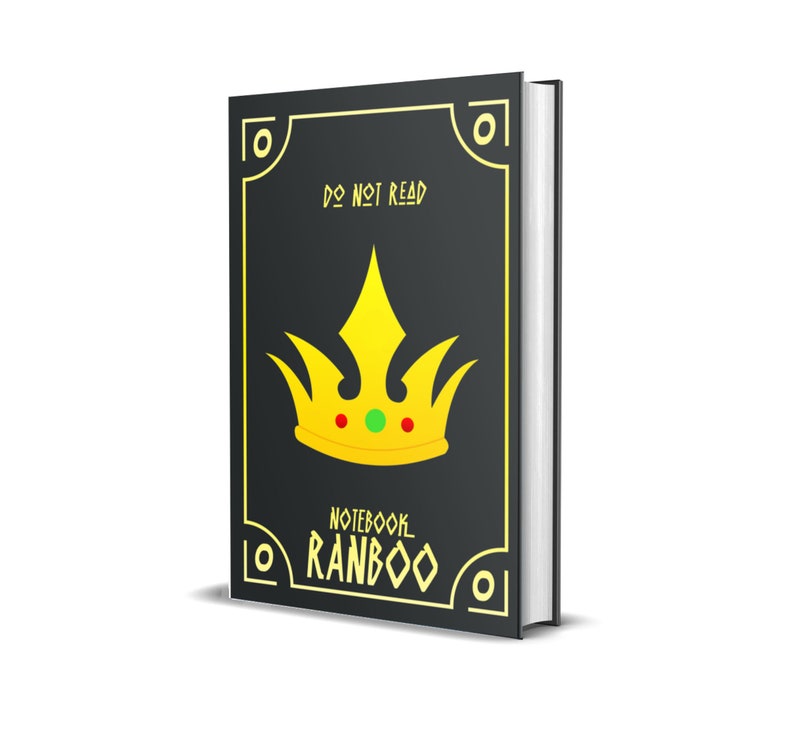 Ranboo Do Not Read Notebook : Ranboo crown notebook - Dream Smp notebook Paperback 