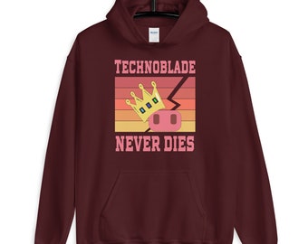 Technoblade Never Dies Hoodie Retro Style shipping From Multi 