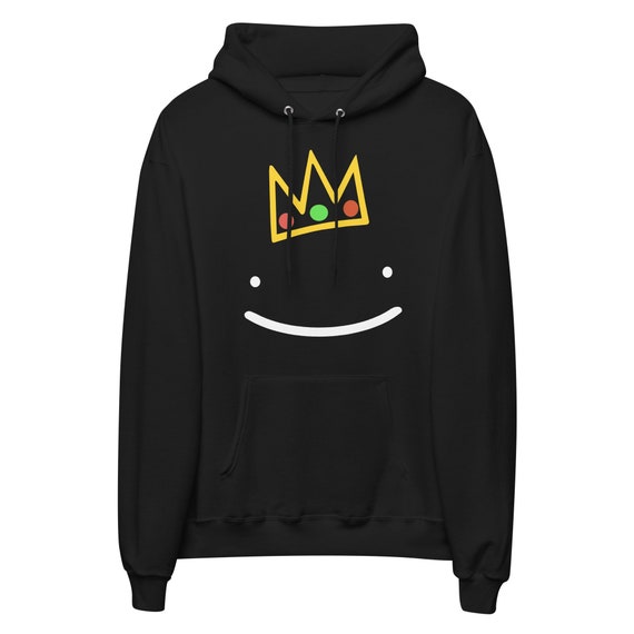 Crown Dream Smile Hoodie - Gift for Gamers - Dream Smp Hoodie - Dream Smile  Fleece Pullover Hoodie - Unisex Fleece Hoodie - Etsy