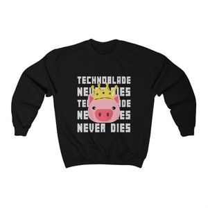 Technoblade Merch Sweatshirt Good Game Long Sleeve Technoblade Never Dies  Trucksuit 