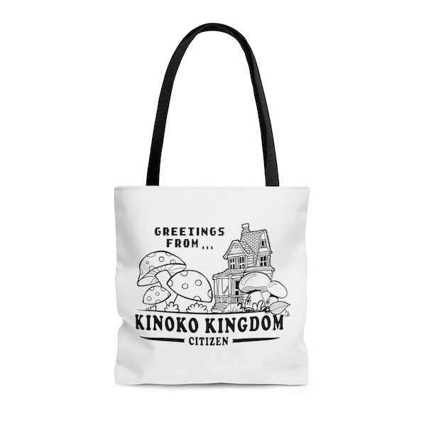 Kinoko Kingdom Bag - DSMP Vintage Bag - Tote Bag for Women - AOP Tote Bag