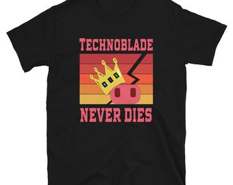 Technoblade Never Dies Shirt Retro Style Technoblade Shirt 