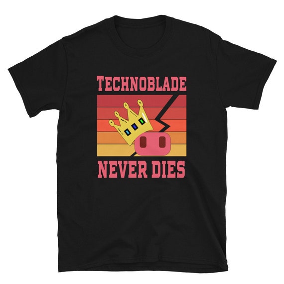 Retro Style Technoblade Never Dies T-Shirt - T-shirts Low Price