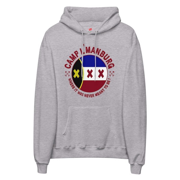 Camp L'Manburg hoodie - Where it was never meant to be ! - L'manburg flag hoodie - Dream SMP merch - Unisex fleece hoodie