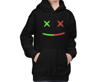 Ranboo youth Hoodie - Red Green Smile youth Hoodie - Gift For Gamers - Kids Hoodie